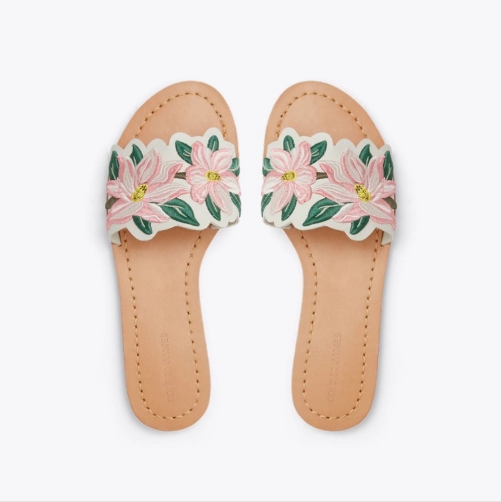NWOT Draper James Floral Slide Sandal